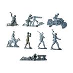 WWII German Tin Toy Soldier Army Set, Ophalen of Verzenden, Amerika, Embleem of Badge