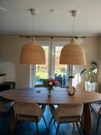 2 prachtige, grote rotan hanglampen, Ophalen, Zo goed als nieuw, Minder dan 50 cm