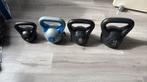 Kettlebells set: 4 kg, 6 kg , 8kg en 12 kg, Ophalen of Verzenden, Gebruikt, Armen, Kettlebell