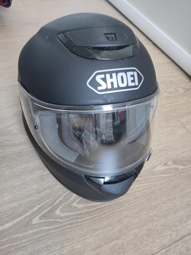 Shoei Integraalhelm - Mat Zwart, Motoren, Dames, Ophalen of Verzenden, Integraalhelm, Shoei