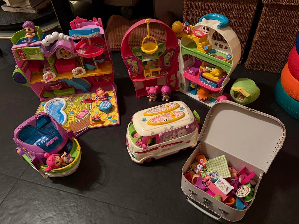 Pinypon huisjes poppetjes accessories, Ophalen, Gebruikt