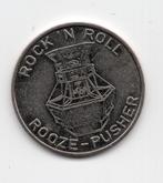 Kermispenning Rooze-Pusher Rock'n Roll (Kooĳ AS124B.1), Ophalen of Verzenden, Overige materialen, Nederland