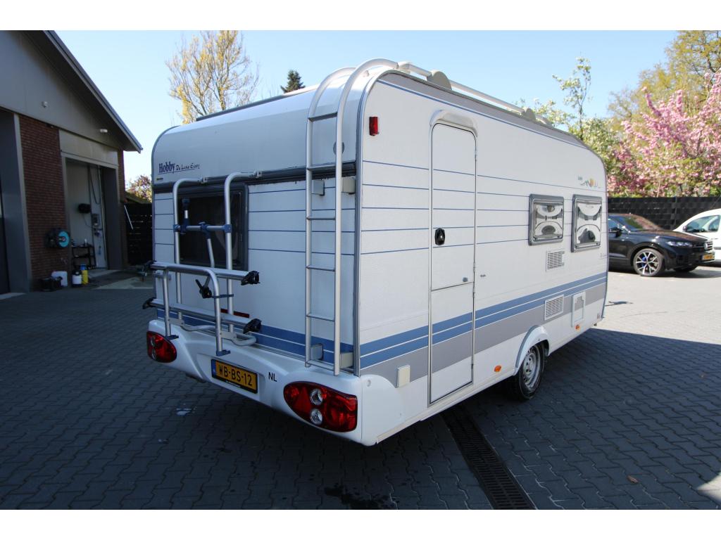 Hobby De luxe Easy 440 SF Voortent-Fietsenrek-2001, Caravans en Kamperen, Hobby, Bedrijf, 750 - 1000 kg, Ringverwarming