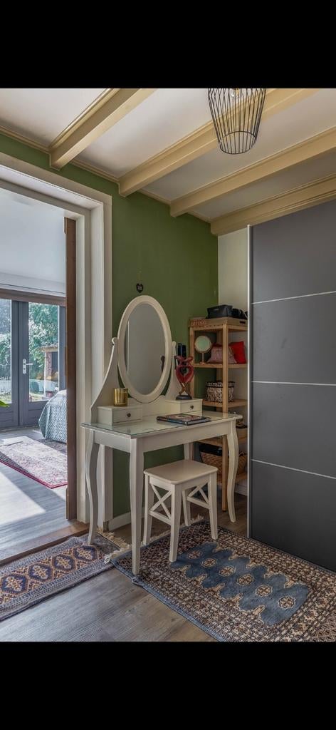 Hemnes make up tafel met spiegel, Ophalen