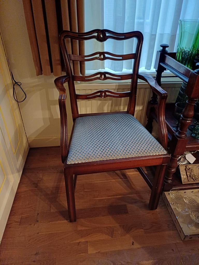 Antieke stoel met leuning, Antiek en Kunst, Ophalen