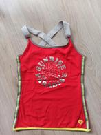 Rood meisjes topje met zilveren opdruk en bandjes, Persival, Meisje, Ophalen of Verzenden, Zo goed als nieuw