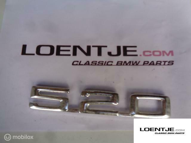 Embleem achter BMW 5-serie E12 e28 520, Gebruikt, Ophalen of Verzenden, BMW, BMW