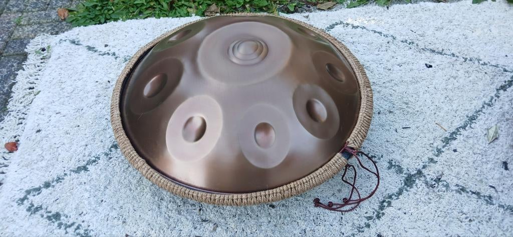 Handpan 9 noten D mineur, in prijs verlaagd!, Ophalen of Verzenden, Zo goed als nieuw, Melodische percussie