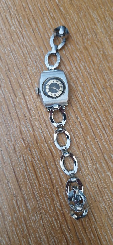 Vintage dames horloges, Ophalen of Verzenden, Gebruikt, Staal, Overige merken