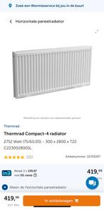 Compacte T22 radiatoren gebruikt 2x 280x30x10 en 1x 90x50x10, Ophalen, 30 tot 80 cm, Radiator, 60 tot 150 cm