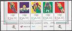 ZUID-AFRIKA Serie Olympische Zomerspelen, Atlanta 1996, Postzegels en Munten, Verzenden, Postfris, Sport