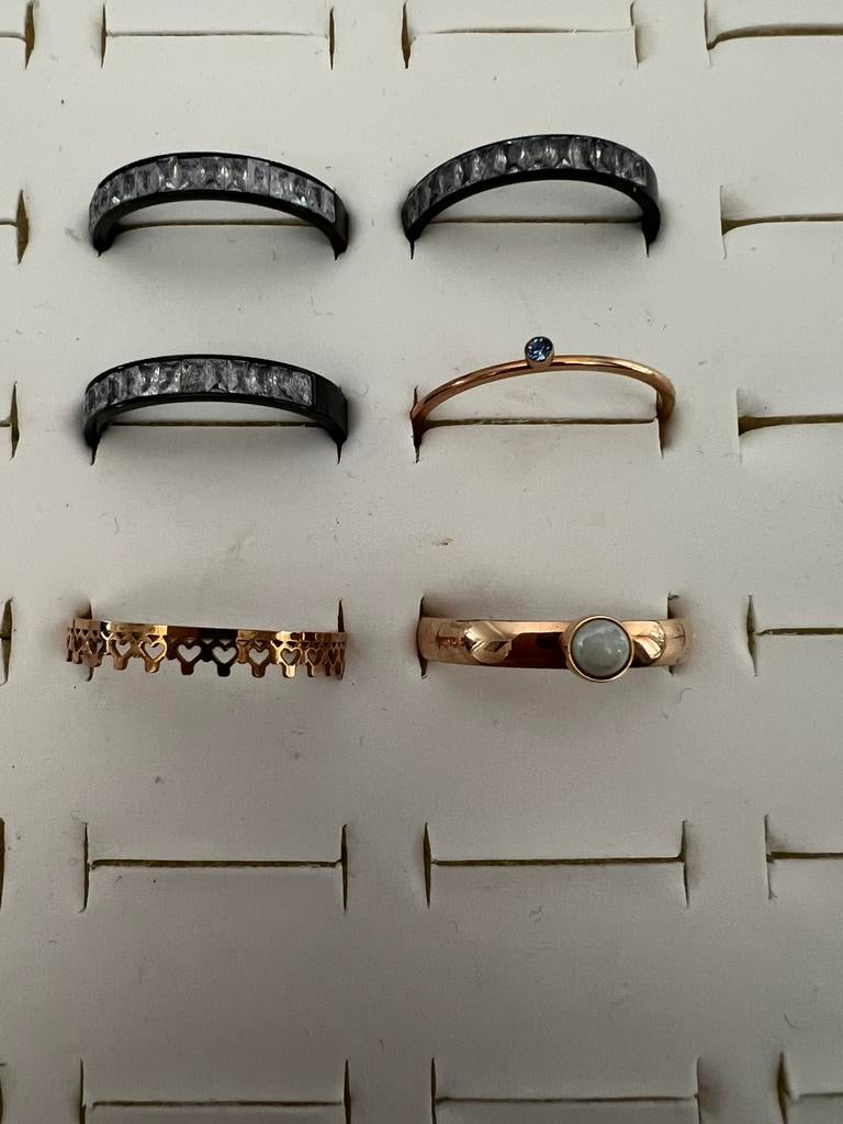 IXXXI vulringen maat 21 voor € 2,50 per stuk, Sieraden, Tassen en Uiterlijk, Ringen, Nieuw, Dame, 20 of groter, Goud, IJzer of Staal