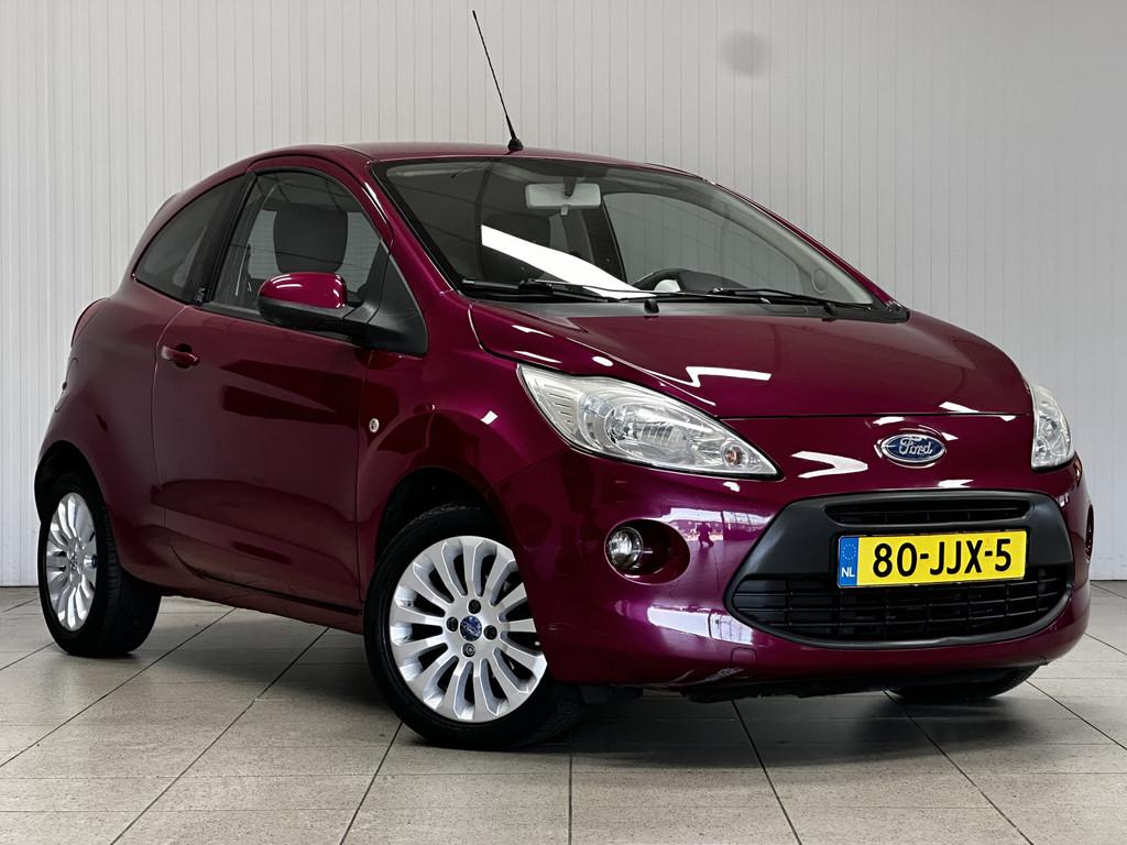 Ford Ka 1.2 Titanium/ 96.000 km NAP!/ Airco/ 15''LMV/ Elek., Auto's, Voorwielaandrijving, Stof, Gebruikt, 4 stoelen