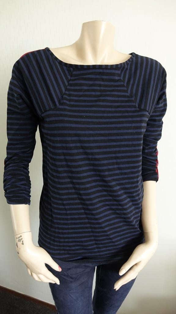 nieuw NOBELL shirt zwart met blauwe strepen, Nobell, Verzenden, Jongen of Meisje, Nieuw