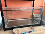 Gratis oud terrarium (met barst bovenin) van 100x50x50, Gebruikt, 75 tot 110 cm, Ophalen, Minder dan 60 cm