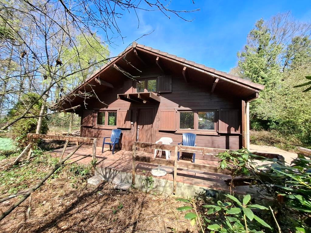 Houten chalet (blokhut), Ophalen, Blokhut
