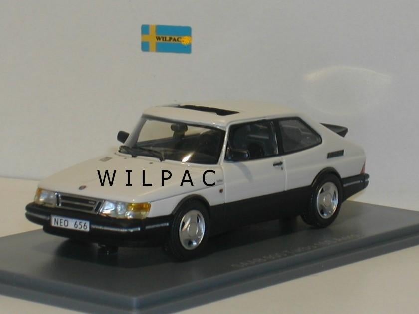 Neo . Saab 900 . Turbo . Aero 16s wit hq resin schaal 1:43., Ophalen of Verzenden, Nieuw, Auto, Overige merken