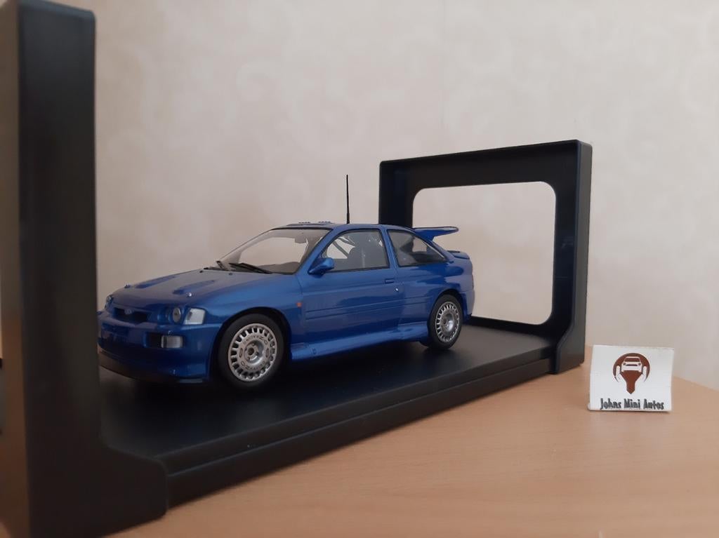 Ford Escort RS Cosworth blauw-metallic van Whitebox 1:24, Hobby en Vrije tijd, Overige merken, Auto, Nieuw, Ophalen of Verzenden