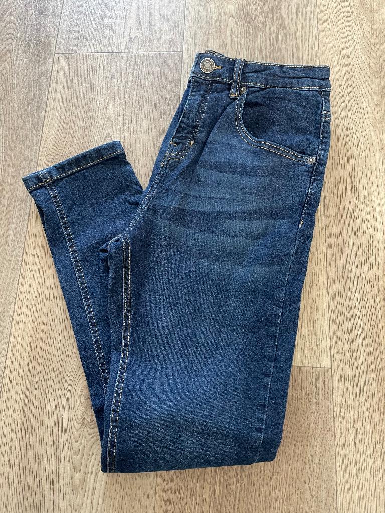 Donker blauwe jeans maat 158/164, Broek, Urban classics, Ophalen of Verzenden, Zo goed als nieuw