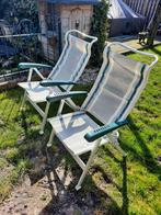 Dukdalf Comfort 8 standen campingstoelen 2 stuks 25, Euro., Ophalen of Verzenden, Zo goed als nieuw, Aluminium, Verstelbaar