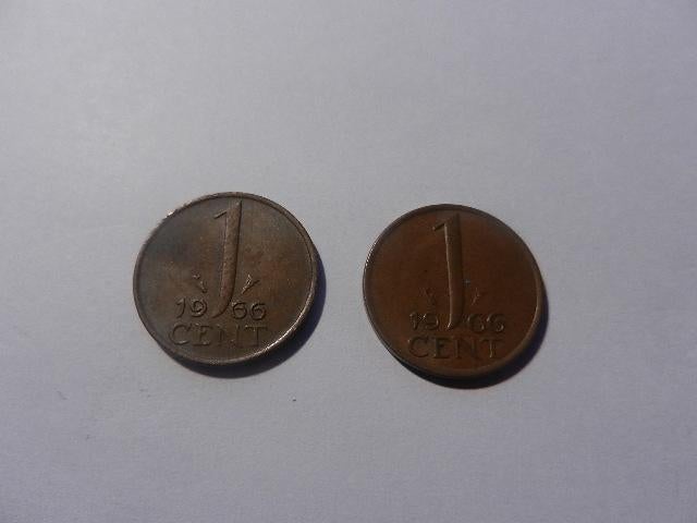 1 cent 1950-1951-1952-1953-1954-1955-1956-1957-1958-1959, Postzegels en Munten, Munten | Nederland, Ophalen of Verzenden, Koningin Juliana