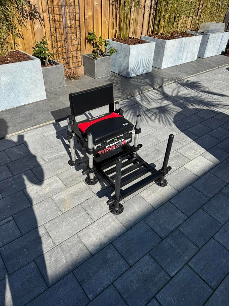 een zgan trabucco titan xr 5 zitkist met extra voet plateau, Ophalen, Nieuw, Overige typen