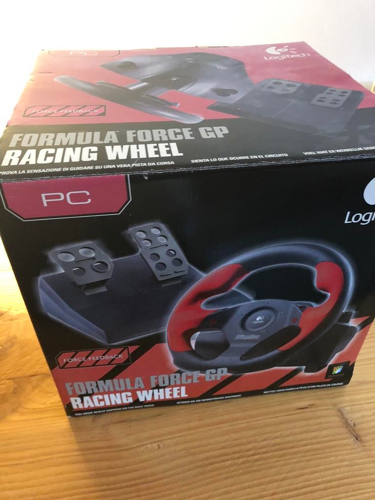 Race stuur van Logitech, met force feedback!, Ophalen of Verzenden, Zo goed als nieuw