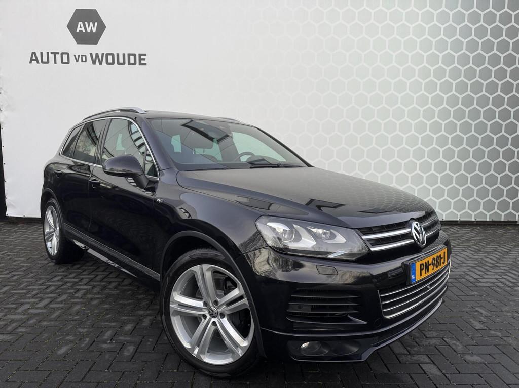 Volkswagen Touareg 4.2 V8 TDI Pano R-line Nieuwe APK, Auto's, Automaat, Euro 5, Gebruikt, Bedrijf