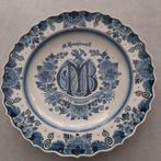 Mooi Delftsblauw jubileum wandbord, Ophalen of Verzenden