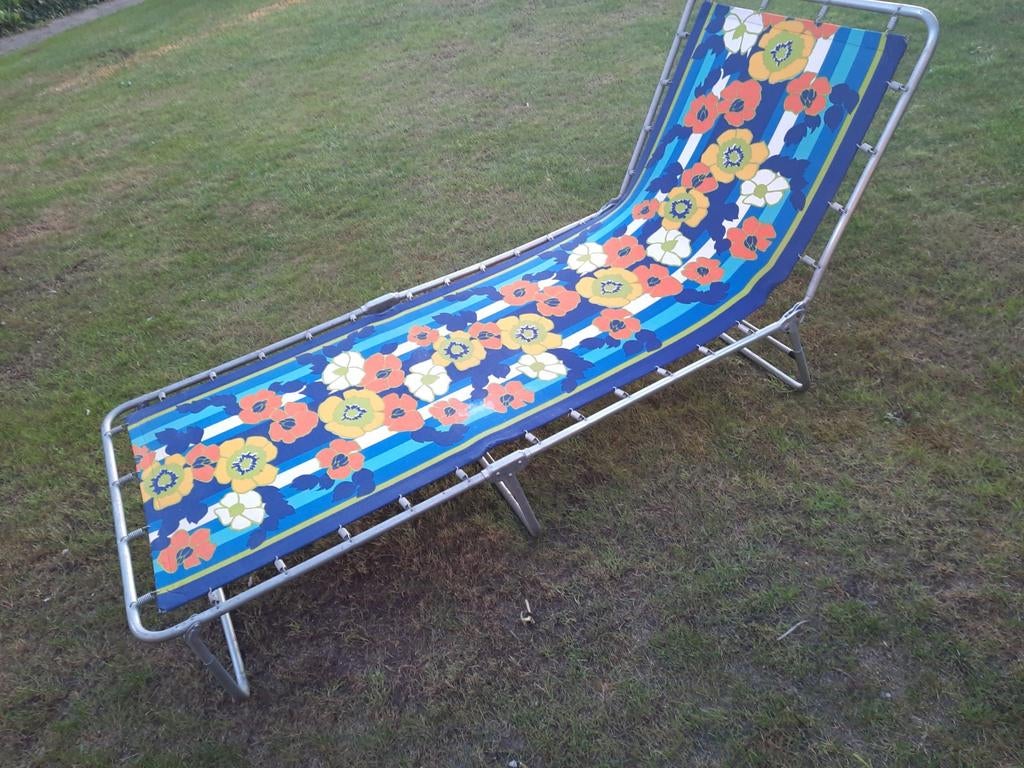 Retro ligbed, Ophalen, Gebruikt, Aluminium