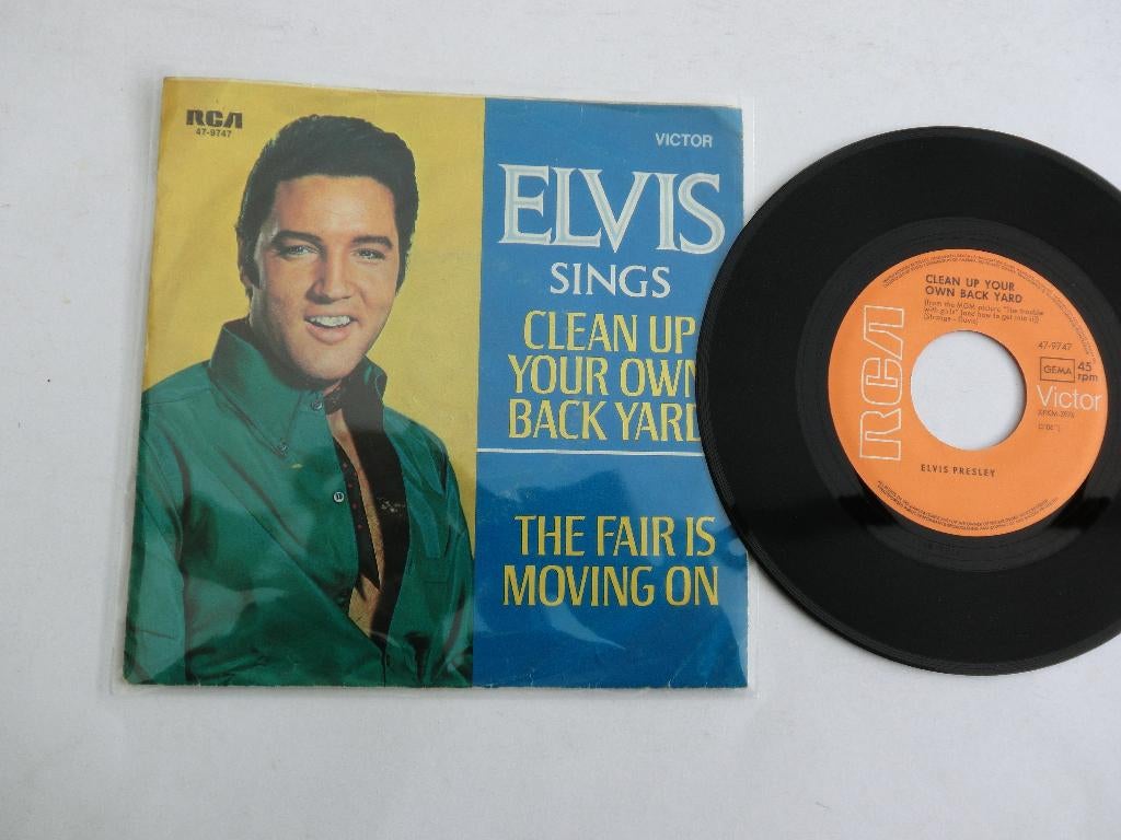 Elvis Presley Clean up your own backyard, 7 inch, Single, Ophalen of Verzenden, Zo goed als nieuw