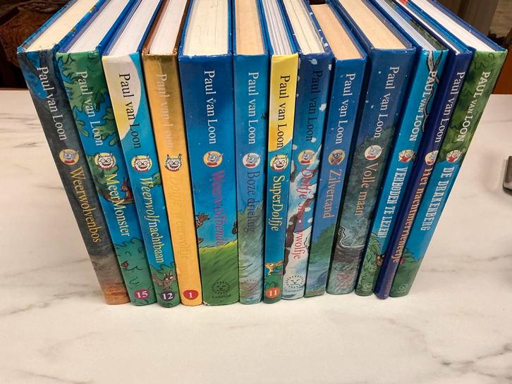Paul van Loon boeken - 13 stuks, Boeken, Kinderboeken | Jeugd | onder 10 jaar, Gelezen, Fictie algemeen, Ophalen of Verzenden