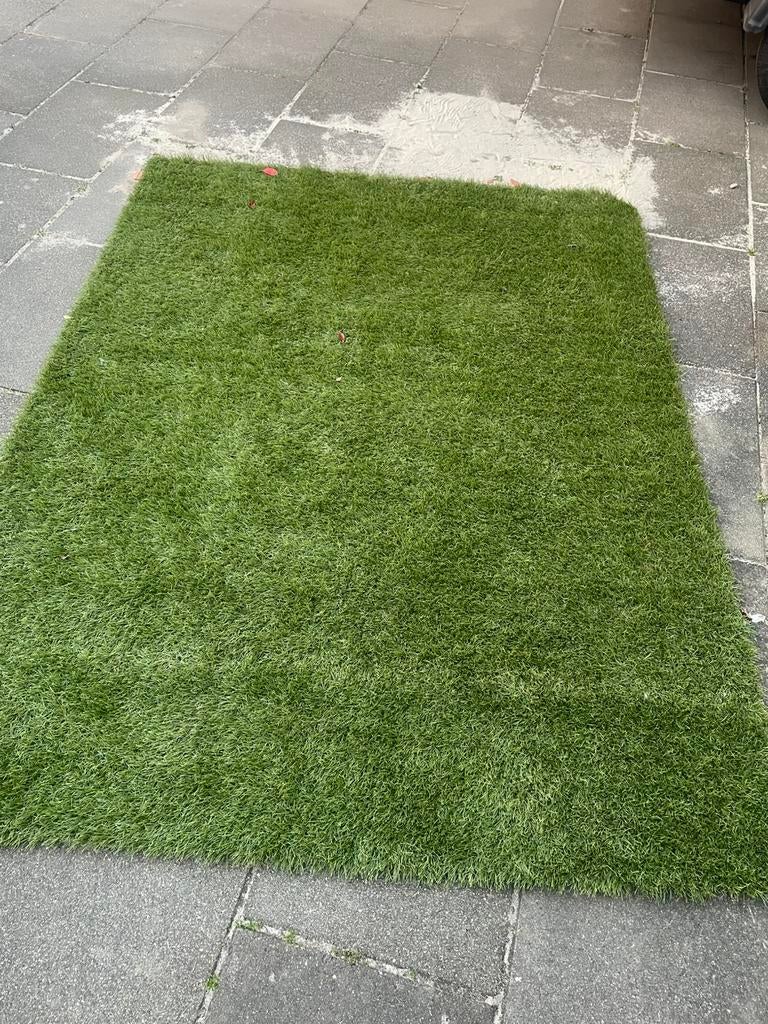 Kunstgras 210 x 160cm hoge kwaliteit, Tuin en Terras, Gras en Kunstgras, Ophalen, Zo goed als nieuw, Minder dan 10 m², Kunstgras