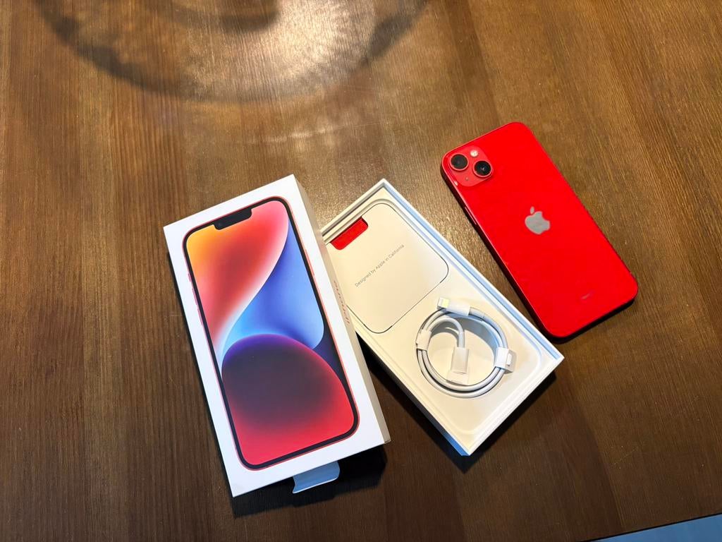 iPhone 14 Plus - 128 GB - Rood, Telecommunicatie, Mobiele telefoons | Apple iPhone, Ophalen, 128 GB, IPhone 14 Plus, Zo goed als nieuw