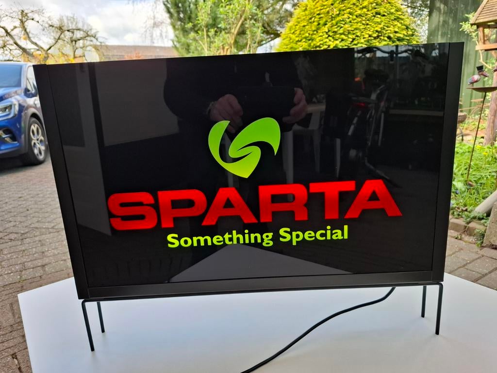 Sparta Something Special Lichtbak Reclamebord, Ophalen of Verzenden, Zo goed als nieuw, Lichtbak of (neon) lamp