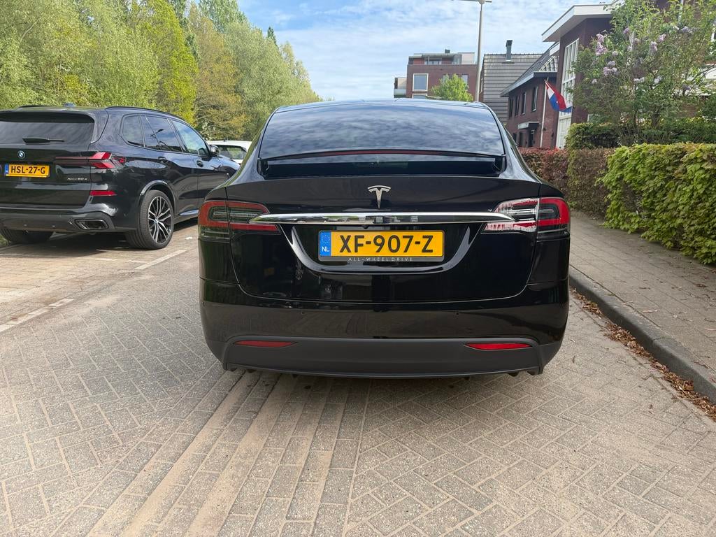 Tesla Model X Performace 2018 Zwart, Auto's, Automaat, Model X, Zwart, 137 €/maand