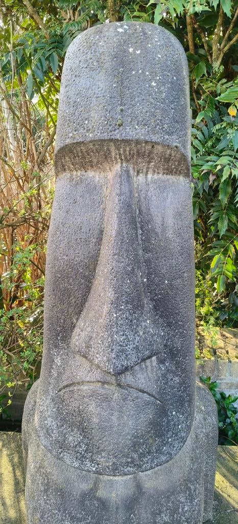 Grote Moai Paaseiland Beeld Tuinbeeld Steen, Ophalen of Verzenden, Gebruikt, Steen, Abstract beeld