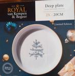 Royal Van Kempen & Begeer Kerst Servies diepborden, Nieuw, Ophalen of Verzenden, Bord(en), Effen