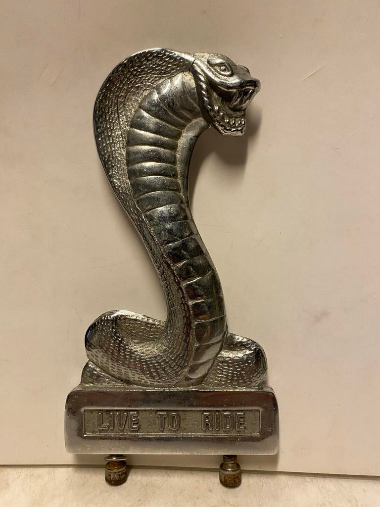 Origineel Shelby Mustang Embleem Bumper/Spatbord Cobra, Auto-onderdelen, Ophalen, Gebruikt, Ford USA, Bumper