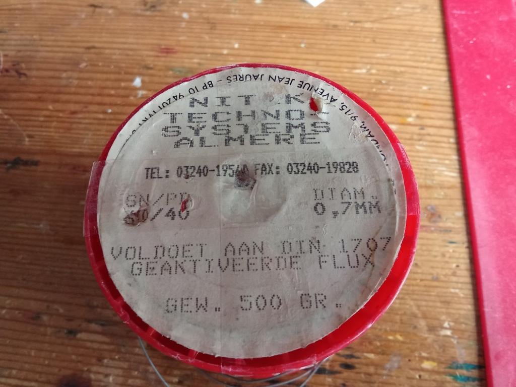 Soldeertin 0,7 mm ruim 400 gram, Ophalen of Verzenden, Nieuw