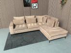 GRATIS LEVERING Hoekbank Velvet Beige 270x220 GEREINIGD, 250 tot 300 cm, Hoekbank, Ophalen of Verzenden, Zo goed als nieuw