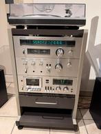 Sanyo TP20 ,FMT 30L, DCA 20, RD 30 vintage hifi set met rack, Ophalen, Zo goed als nieuw, Cassettedeck, Overige merken