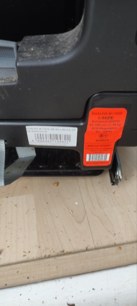 2x Britax Römer Dualfix M i-Size autostoeltjes met Isofix, Romer, Verstelbare rugleuning, Gebruikt, 0 t/m 18 kg