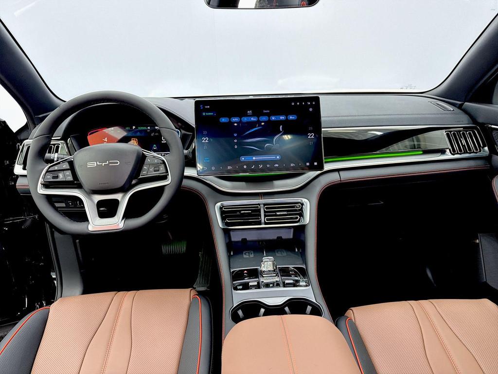 BYD SEAL U PHEV DM-I Boost Luxe hybride met toekomstvisie, Auto's, BYD, Automaat, Gebruikt, Met garantie (alle), Zwart