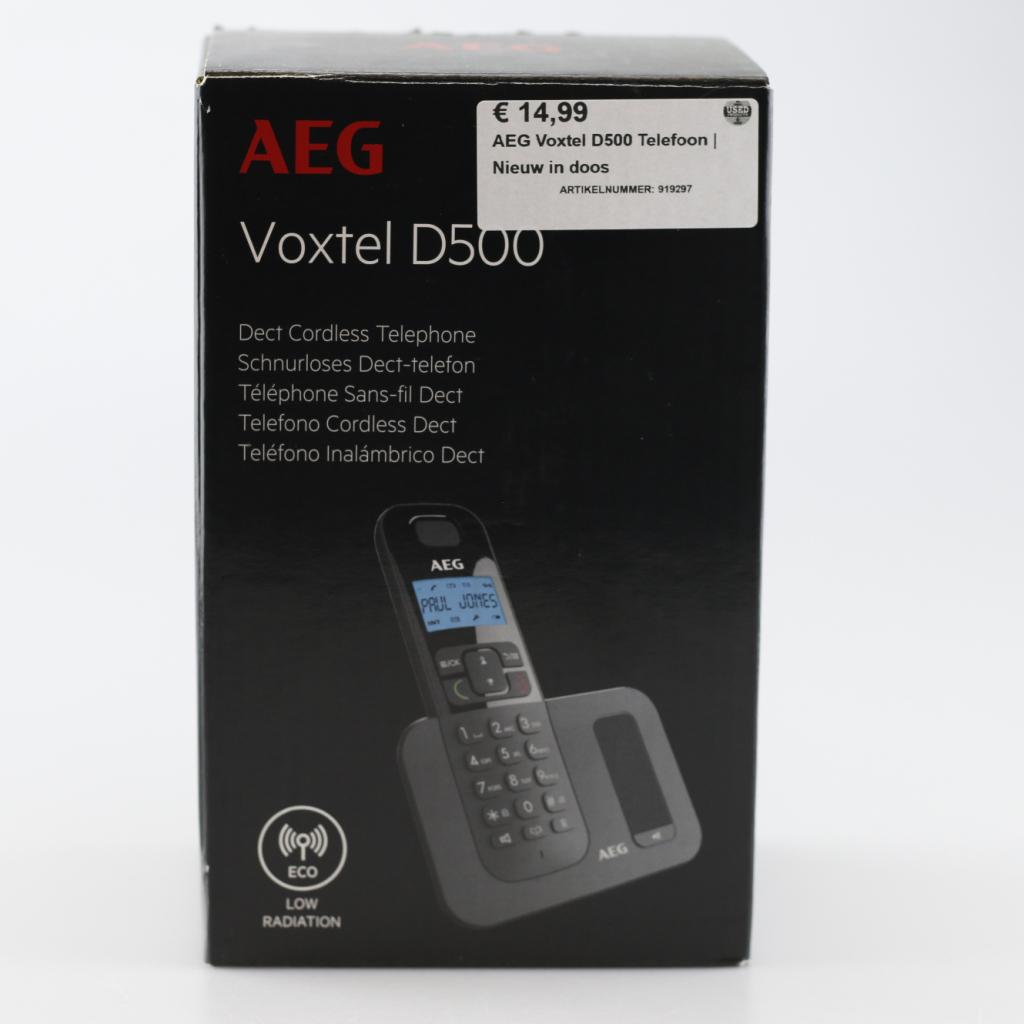 AEG Voxtel D500 Telefoon | Nieuw in doos, AEG, Zo goed als nieuw, Support@afg.com, Heinrich-Hertz-Str. 4
64331 Weiterstadt
Germany