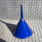 Trechter blauw emaille, Ophalen of Verzenden