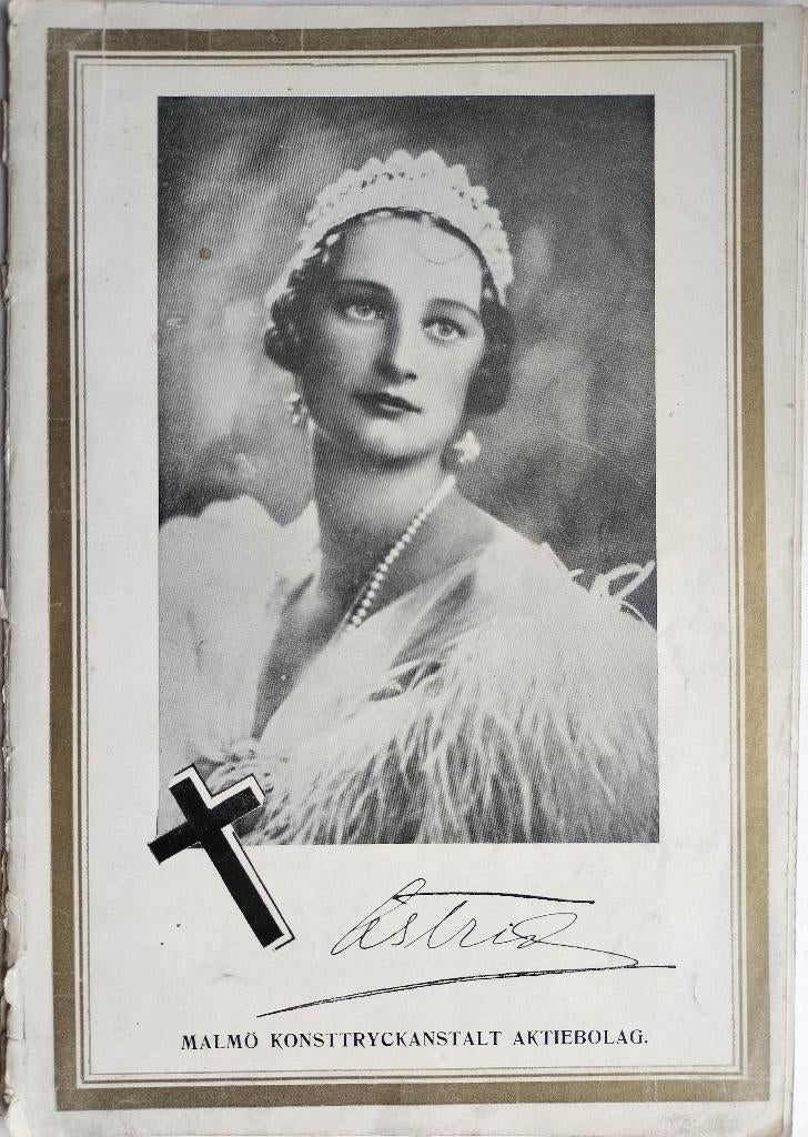 Drottning Astrid Minnesalbum, Verzenden, Gelezen, Anonym