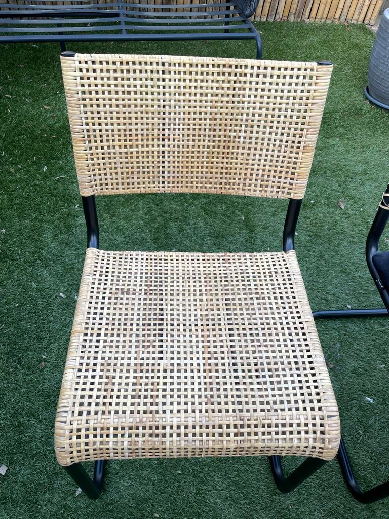 2 Rotan eetkamerstoelen Goossens, Ophalen, Gebruikt, Twee, Bruin