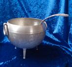 antieke tinnen terrine met pollepel, Antiek en Kunst, Ophalen of Verzenden
