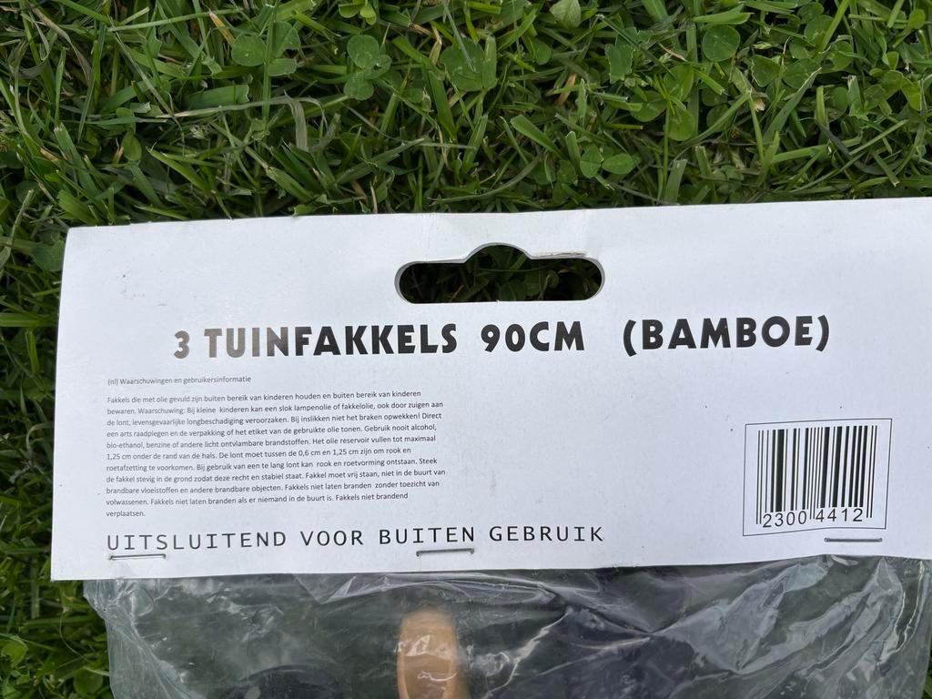 Tuinfakkels bamboe 90cm en 60cm, Ophalen of Verzenden, Nieuw
